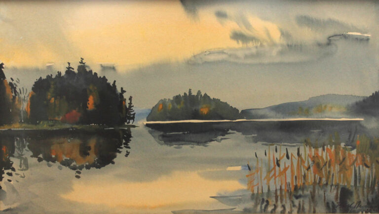 Õhtune järv, Karl (jun.) Burman