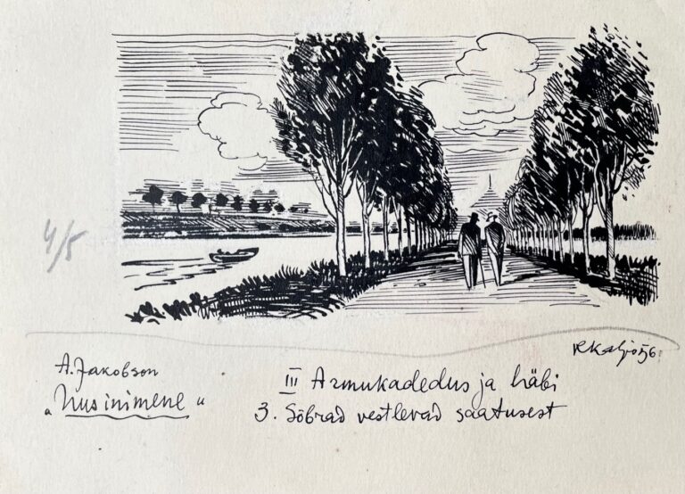 Illustratsioon raamatule “Uus inimene, Richard Kaljo