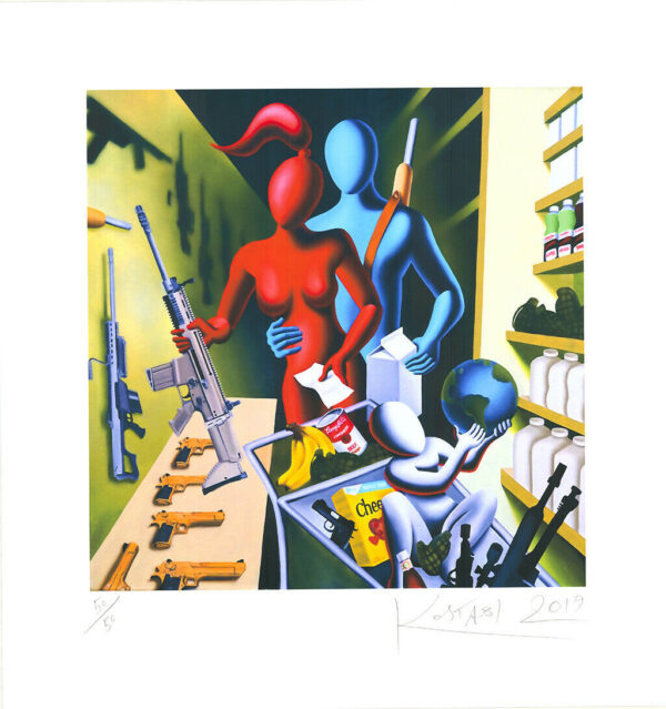 KOSTABI, Kalev Mark Eesti Kunst Graafika Giclée Popkunst Väliseesti kunst