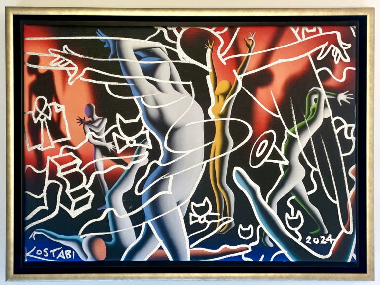 Silent Echoes” II, Kalev Mark Kostabi