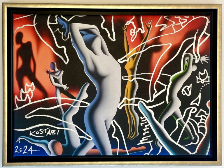 Silent Echoes” III, Kalev Mark Kostabi