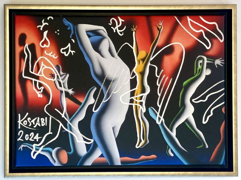 Silent Echoes” IV, Kalev Mark Kostabi