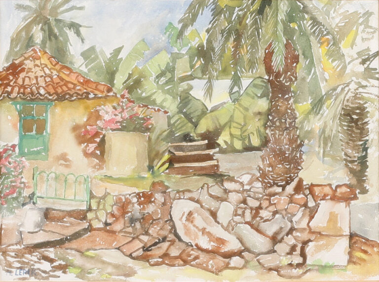 Lõunamaine hoov, Tenerife, Hugo Lepik