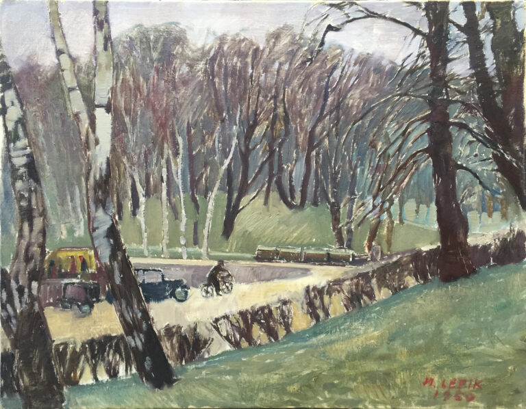 Sügis linnapargis, Hugo Lepik