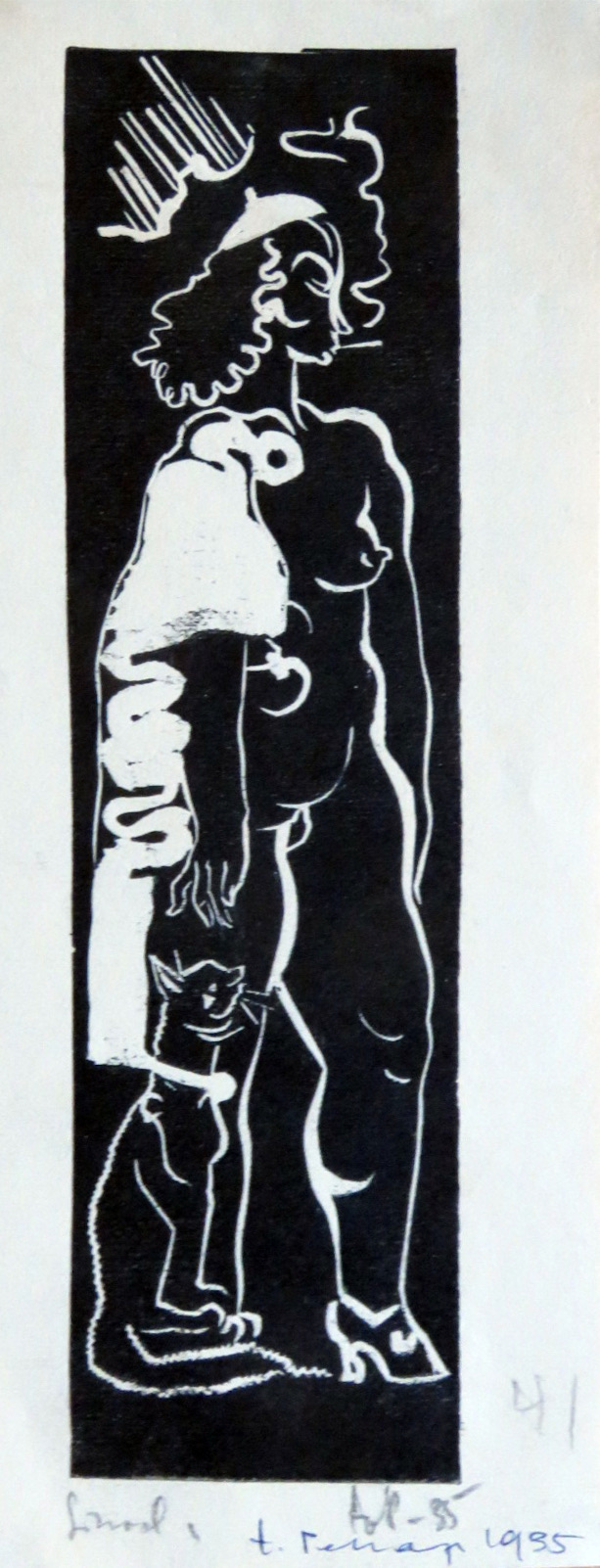 “Akt kassiga”, 1935