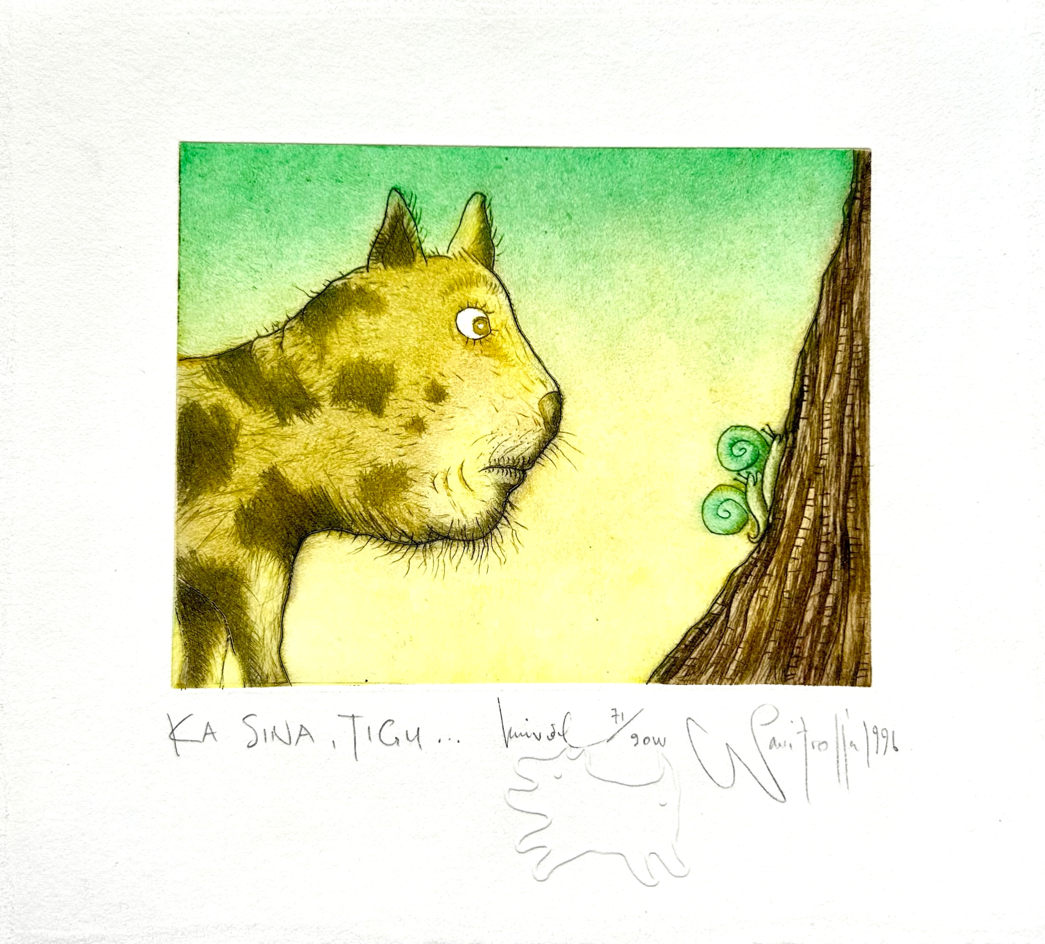 “Ka sina, tigu…”, 1996