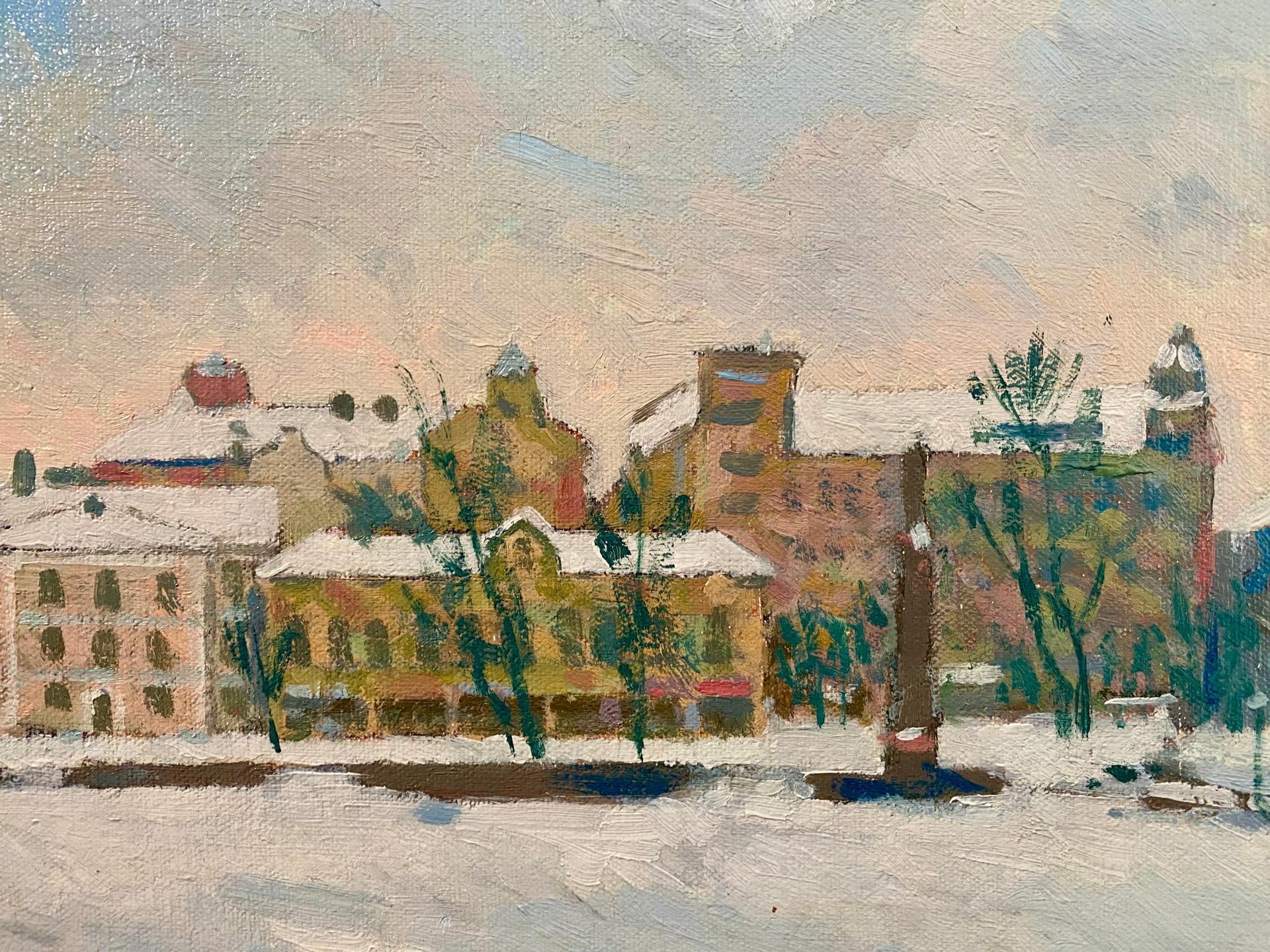 KÕKS, Endel Eesti Kunst Maal Õlimaal Linnavaade Väliseesti kunst