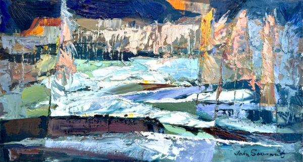 SAARNIIT, Joann Eesti Kunst Maal Õlimaal Loodus Väliseesti kunst