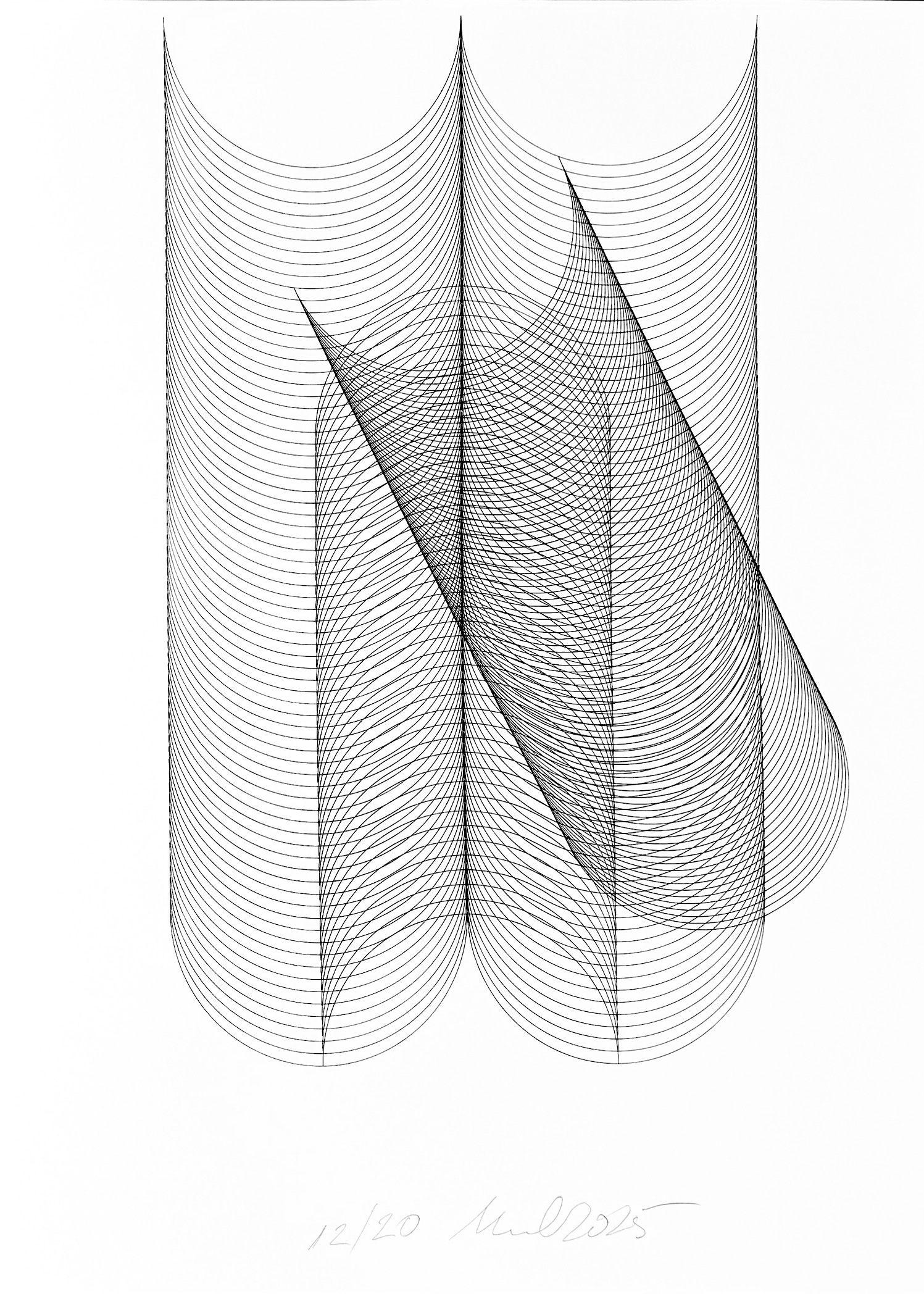 “Kaarjoonte sülelus II”, 2025