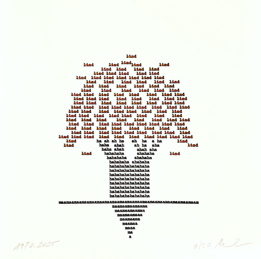 "Laulev puu - punarind", 1970/2025