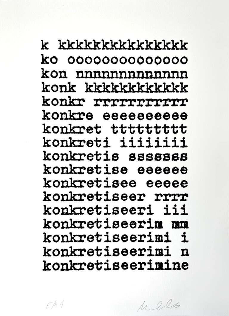 Konkretiseerimine, Raul Meel